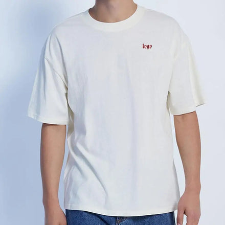 Custom Logo 230g Oversized T Shirt 100% Cotton Clothing Oversize Tshirt Men's Graphic Tee Print Digital Printing T-shirt