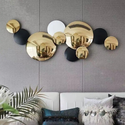 135X53CM L Modern Living Room Sofa Background Wall Hanging Decoration Metal Home Decor for Sale Fast Shipping Dropshipping DDP