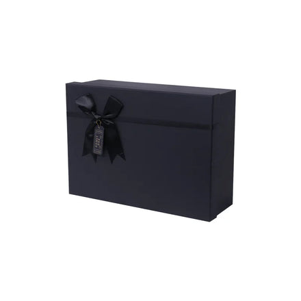 Beautiful Bow Gift Box Black Lid Packaging Birthday Gift Creative Holiday Gift Box