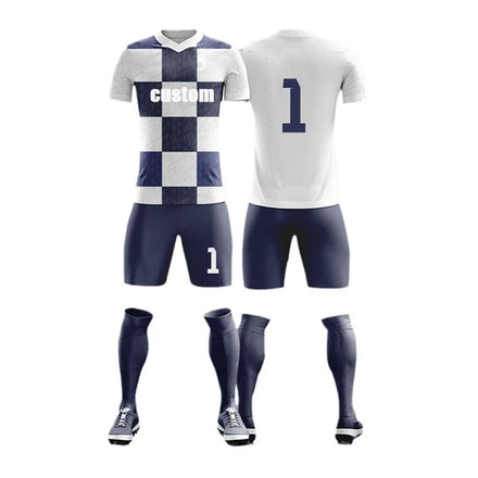 Wholesale Football Jersey Custom Design Soccer Uniform Sets Blank Jersey Football Jersey