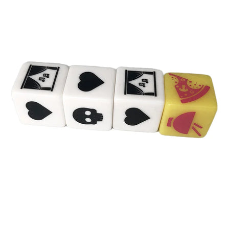 Bulk Custom D6 Dice 25mm Big Size Board Game Story ACrylic Resin Plastic 6 Sided Cube Square Shape for DND Usage
