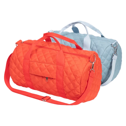 Hot Selling Custom Cute Quilted Puffer Boys Girls Teenager School Duffel Carrier Bag Women Holiday Bag Travel Overnight Handbag