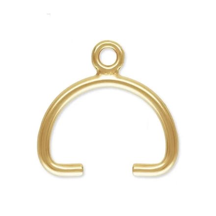 No Tarnish GF 14K Gold Filled Bead Buckle Clip Clasp for Necklace Jewelry Making Findings Accessories