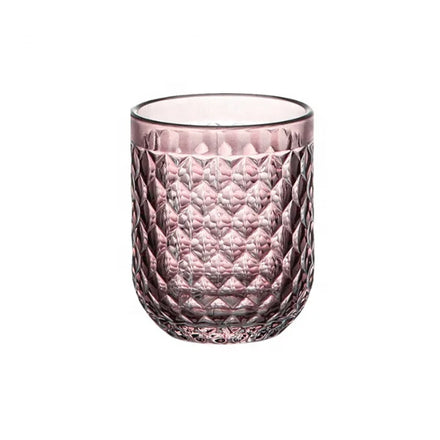 Best Selling Items Solid Blue Purple Wine Water Glasses Tumbler Colored Glass Juice Cup Tumbler Vintage glassware Cups