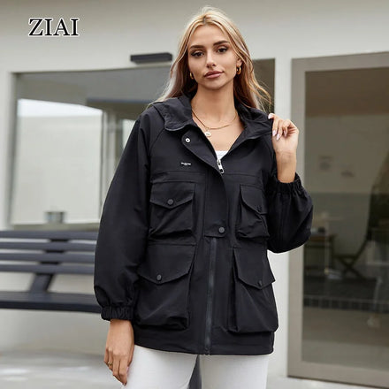 Spring New Trench Coat Fashion Style British Style Women Trench Coat