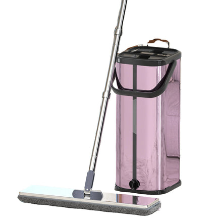 Household Cleaning Mop and Bucket Set Hand-free Wash Flat Mop Dust Removal Mop With Bucket