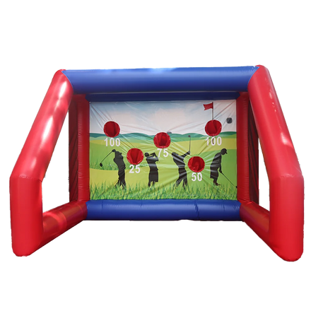 Custom Outdoor Airtight Inflatable Golf Practice Simulator Tent Screen Inflatable Movie Screen Inflatable Golf Enclosure Tent