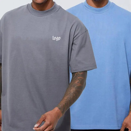 Wholesale Men's T-Shirts Cotton Spandex Plain Mens Unisex Graphic T Shirts 230g Oversized Plus Size Tshirt