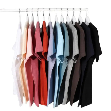 Men's Wholesale 230g Oversized Heavy Weight Custom logo Cotton Loose Short Sleeve Blank Oversize T-shirts