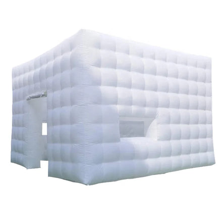 Portable Outdoor Inflatable Event Tents with LED Light White Inflatable Wedding Tent Inflatable Cube Party Tent