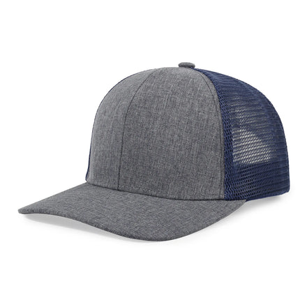 Custom Logo Men 6Panel Mesh Baseball Caps Premium Curved Brim Richard 112 Trucker Hat