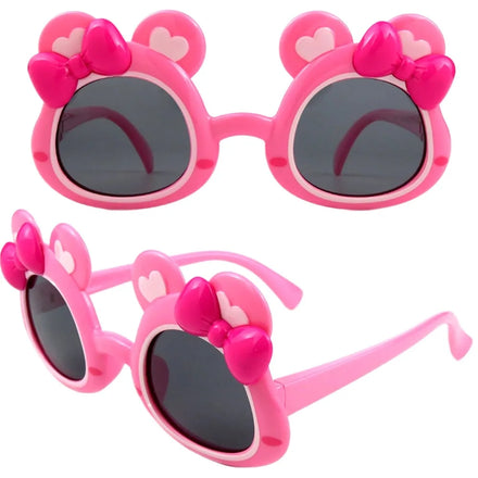Wholesale 2025 Kids Sunglasses Cute Cartoon Rabbit Frame UV400 Polarized Rectangle Style Protective TPEE for Outdoor Boys Girls