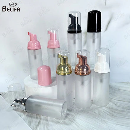 Private Label Lash Shampoo Kit Bottle With Brush Vegan Eye Lash Bath Foam Eyelash Extension Wash Cleanser Lash Shampoo Bottle