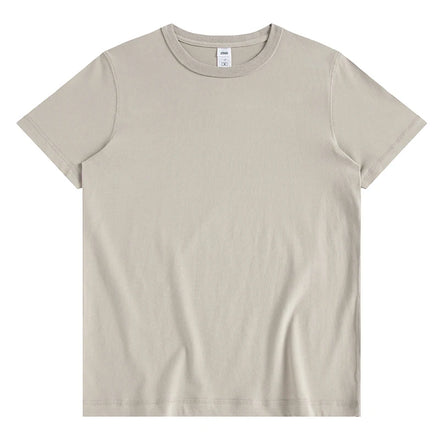 Round Neck 250gsm Cotton Short Sleeve Tee Custom T Shirt for Men Blank Tshirt Printing Basic Men's T-Shirts