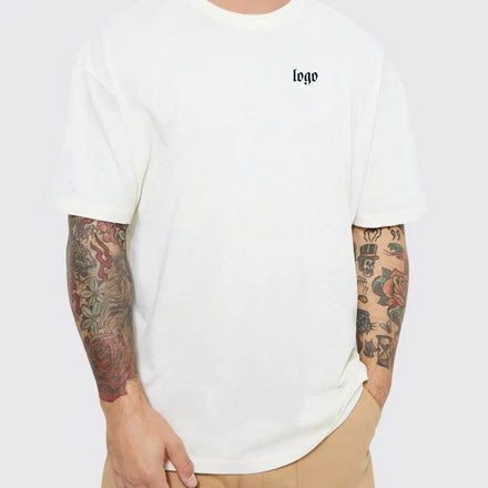 230g Oversized Custom Graphic Tees Heavy Weight 100% Cotton Men's T-Shirts for Print Plus Size T Shirts