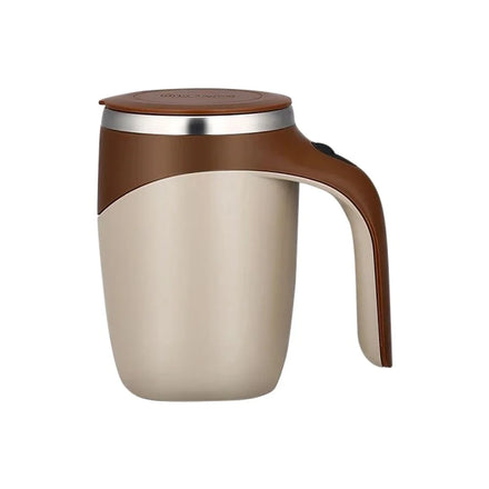 New Fashion Portable Electronic Magnetic Cup Travel Electric Rechargeable Stainless Steel Milk Coffee Mixing Mug Thermal