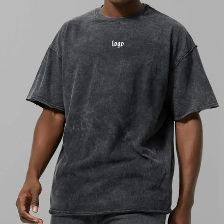 230g Oversized Custom Camisetas Hop T Shirt Plus Size Men'S T-Shirts Wholesale Quality Cotton T Shirts for Men