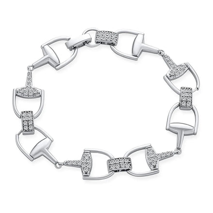 925 Sterling Silver Women's Bracelet Beaded Chain Link 14K Gold Plated Wide Cuban Curb Link Bracelets with Cubic Zircon Diamond