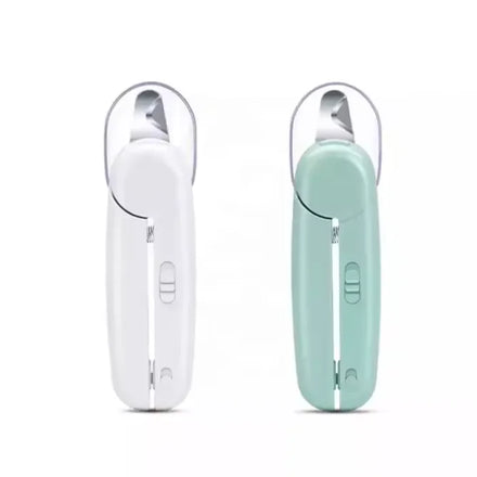 LED Pet Nail Clippers With Nail File Stainless Steel  Cat Dog Claw Care Nail Trimmer Cat Dog Accessories