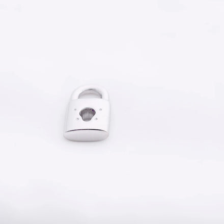 316L Stainless Steel Jewelry Initial Design Faith Trendy LOCK Pendant Minimal LOCK Chain LOCK Eternal Pendant