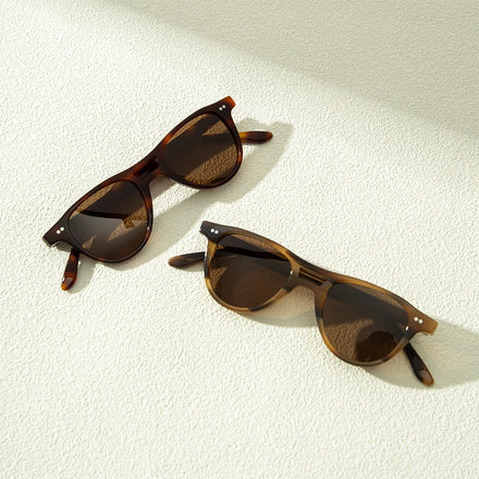 Italian Luxury Handmade Retro Round Gafas De Sol Polarized Acetate Shades Sunglasses