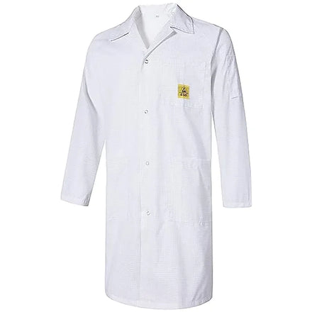 Unisex Polyester Material Cleanroom Antistatic Smock TC Garment Set ESD Lab Clothing Coat