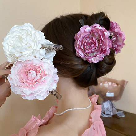 Fashion Flower Large Hair Claw Clips for Women Hair Accessories 1038