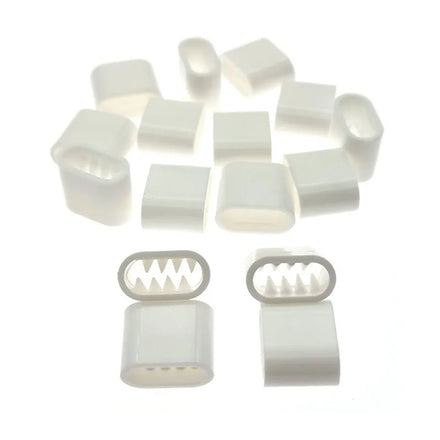 Factory Woven Ribbon Bracelet Wrist Band Plastic One-way Teeth Sliding Self-locking Wristband Lock Closure