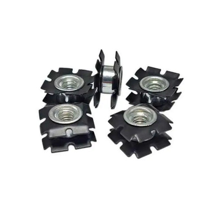 OEM Custom Round Metal Base Dia 24/28/30Mm Plated Furniture Swivel Leg Glides for Stack Chairs M5- M16