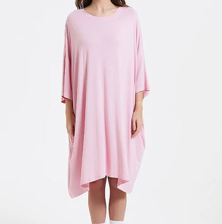 Custom Design Women T Shirt Dresses Drop Shoulder With Logo Custom Plus Size Women's Dresses