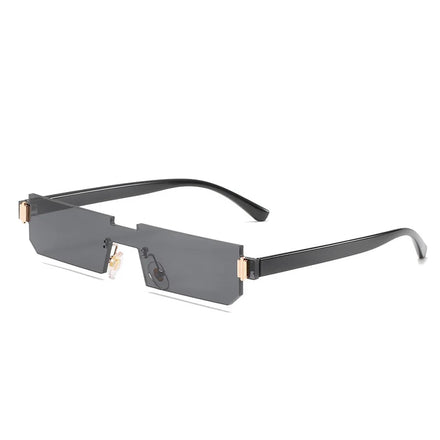 Lmamba 8827 New Style Hot Sale One Piece Versatile Small Frame Personality Women Men Shades Vintage Sunglasses