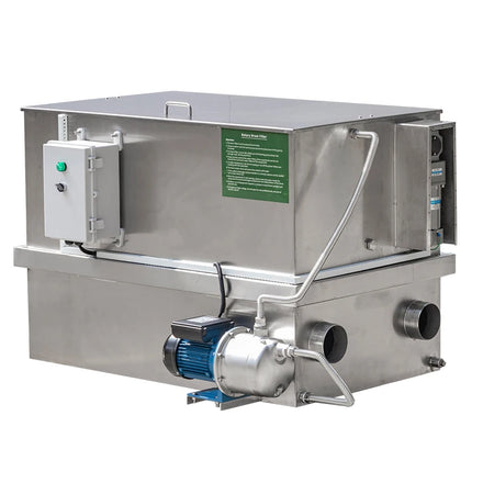 QihangRAS PM-60S Aquaculture Stainless Steel 60m3/h Rotary Drum Filter with 1000W Power Water Treatment Fish Farm Use