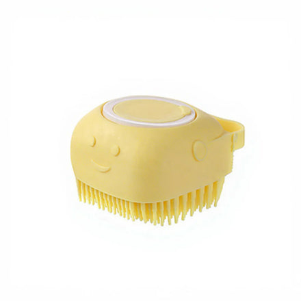 Dog Silicone Washing Comb Cute Soft Massage Bath Brush Floating Hair Dematt Eco-Friendly Multi-Purpose Pet Grooming Tools