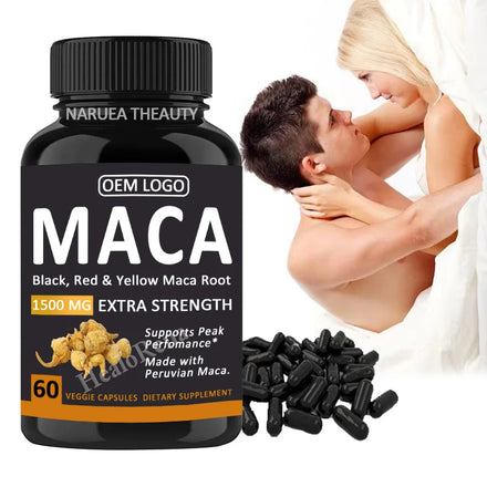 Custom Label Natural Maca Root Extract Capsule Herbal Dietary Supplement Maca Capsules