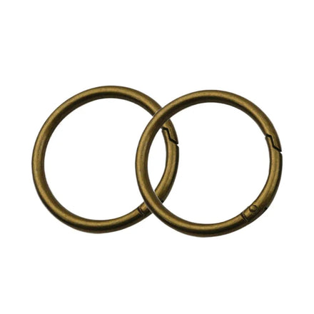 2 Inch Bronze Open Spring Ring 50mm Connecting Buckle Open Ring Luggage Hardware Accessories