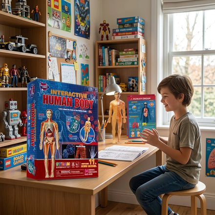 DIY Educational Stem Toy Kids Anatomy Toys 3D Interactive Human Body Model Toys for Kids 8-12 Years