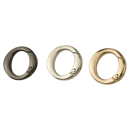 Small Open Oval Egg-shaped Spring Ring Connecting Buckle Bag Handbags Hardware Accessories with Carrying Ring Luggage