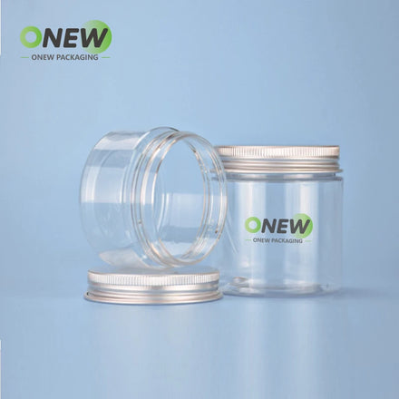 100ml plastic packaging transparent jars for cosmetics clear pet pacjing jar for cream with lids