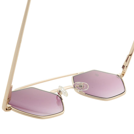 Metal Double Bridge Sunglasses square Shape CR39 AR UV400 Lens Custom Brand logo Outdoor Sun Glasses Sports Sunglasses