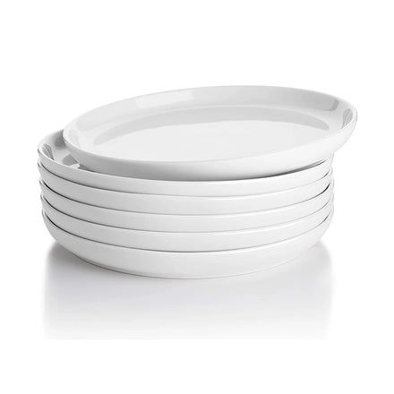 Customizable Classic Customized Logo Design Melamine Dinnerware Plate Sets Round/Oval Shape Stocked Parties 200 Pieces