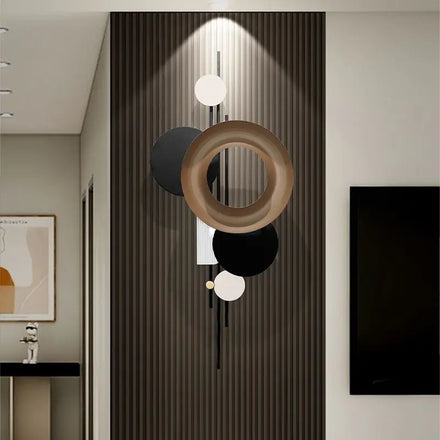 Creative Simple 3d Metal Wall Art Decor Handmade Wall Hanging Art Sculpture Wall Decor Items for Living Room