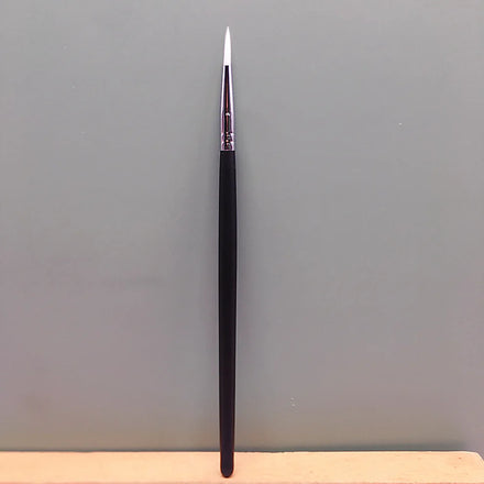Fine Point Liner Brush Corner Eyeliner Brush Precision Eye Makeup Tools Synthetic Bristles Wooden Handle