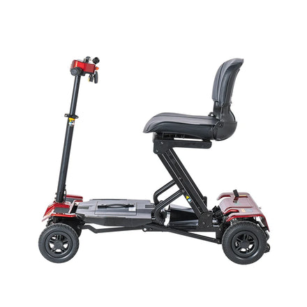 One Button Fold and Unfold Electric Mobility Scooter with 4 Wheels Lightweight Scooter Imported Battery Cells