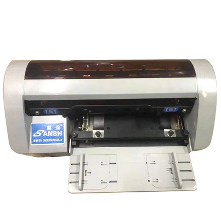Professional Electric Business Card Cutter 90x54mm Paper Trimmer with Automatic Corner Waste Removal for Office Use
