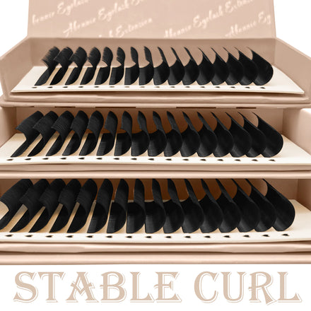 Abonnie Dark Cashmere Lash Trays Matte Black Faux Mink Lash Extensions Volume Trays Wholesale Fluffy Individual Lashes