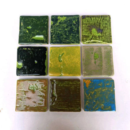 Artisan Hand-Fired Modern Variegated Zellige Tiles High-Gloss Reactive Glazed Ceramic Square Non-Slip Luxury Interior Wall
