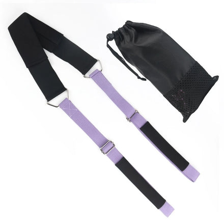 Yoga Exercise Dual Straps Adjustable D Ring Buckle Stretching Belts Pilates