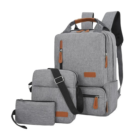 2024 New Large Capacity Waterproof Laptop Backpack with USB Port Waterproof Laptop 17-inch Computer Bag for Men's Office