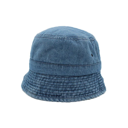 Wholesale Fahion Plain Custom Bucket Hat Embroidery logo High Quality Outdoor Mens Denim Bucket Hat for Women