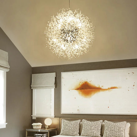 Dandelion Light Luxury Living Room Led Chandelier Modern Creative Design Warm Romantic Interior Decoration Pendant Lights